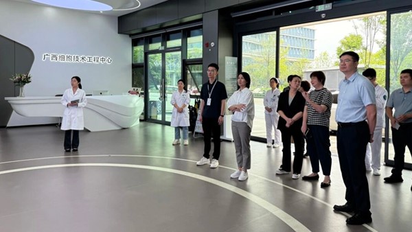 桂林市杨莎莎副市长莅临广西细胞技术工程中心考察指导